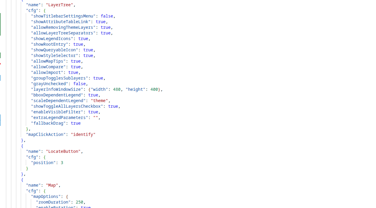 Plugin configuration