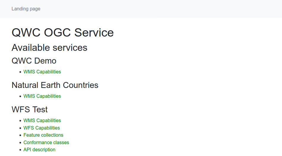 OGC Services